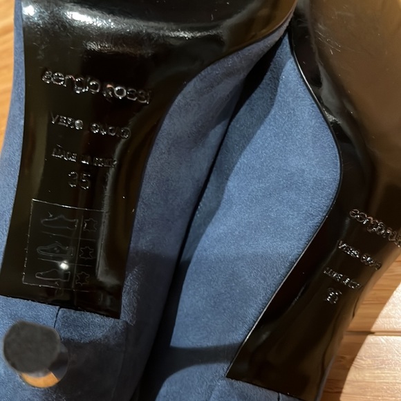 Sergio Rossi Suede Calf Bottie Size 5 - Picture 9 of 9